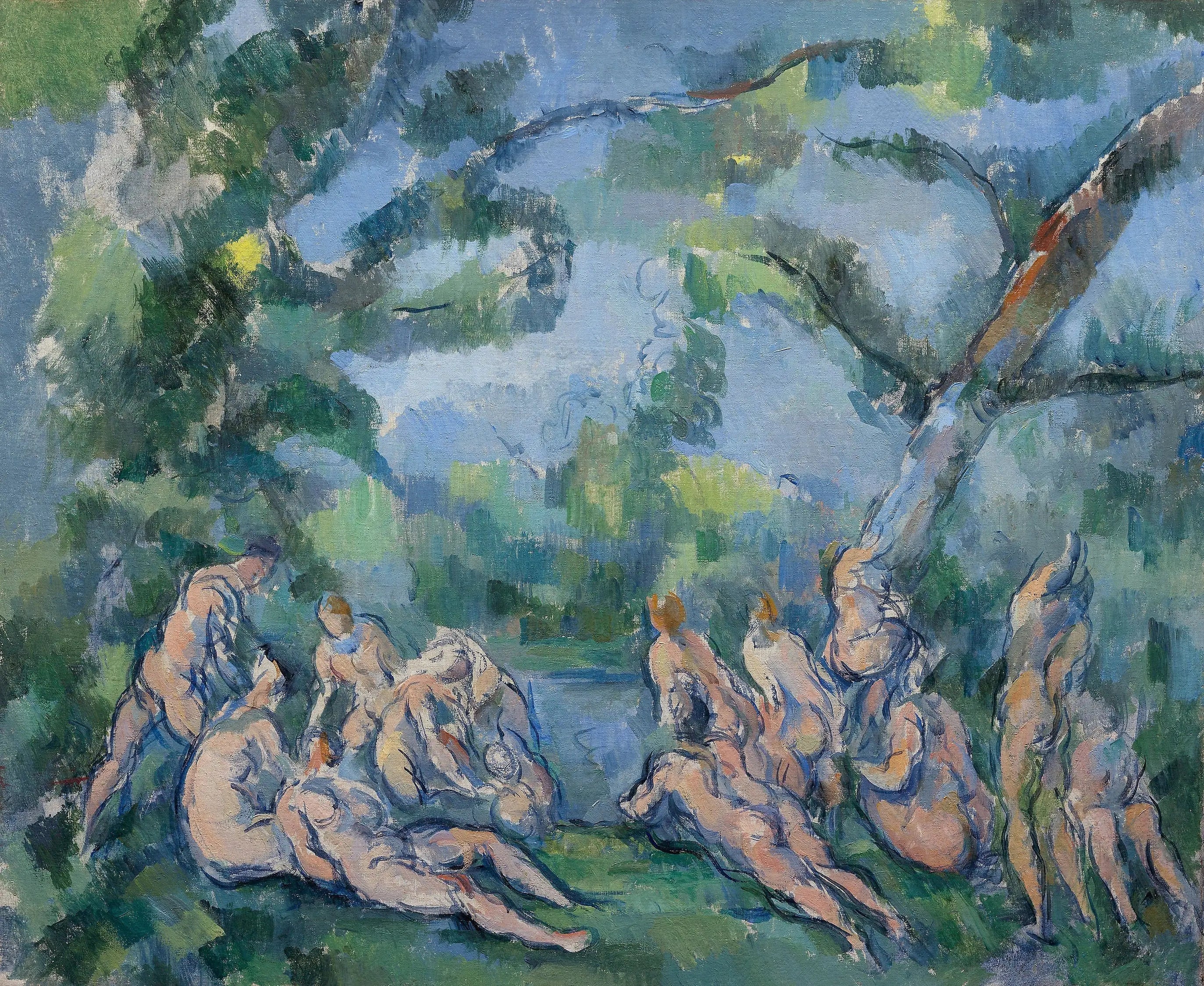 Baigneuses - Paul Cézanne image 1 reproduction d’œuvre d’art à l’huile