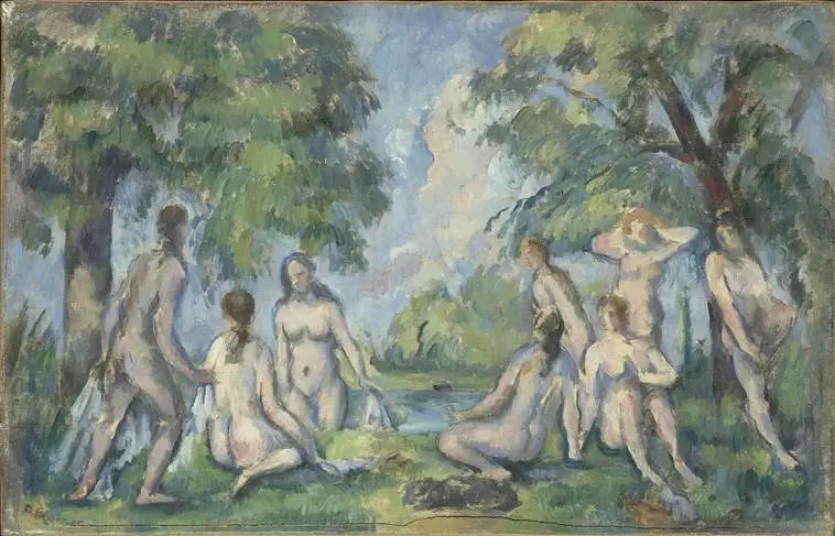 목욕하는 여인들 - Paul Cézanne