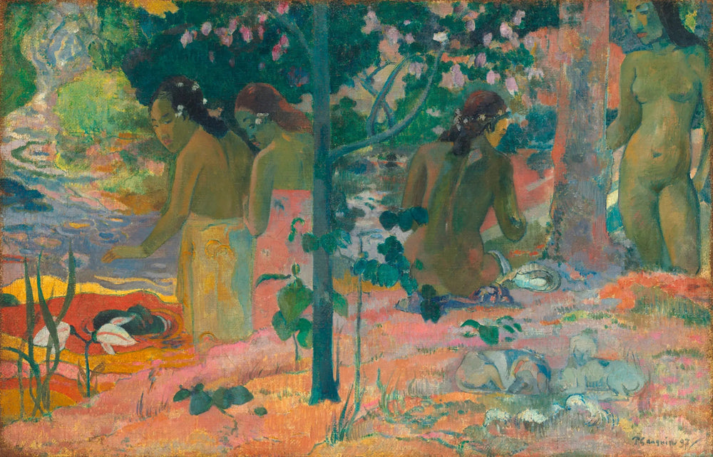 Baigneuses - Paul Gauguin image 1 reproduction de peinture à l’huile
