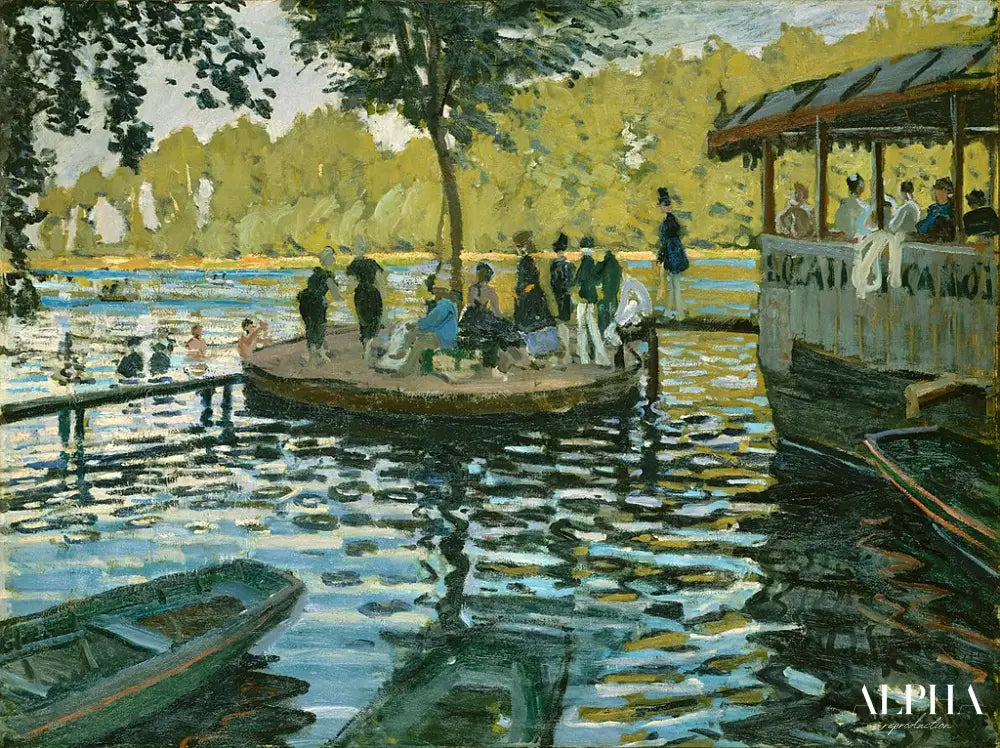 Bain à la Grenouillère - Claude Monet - Reproductions de tableaux et peintures haut de gamme