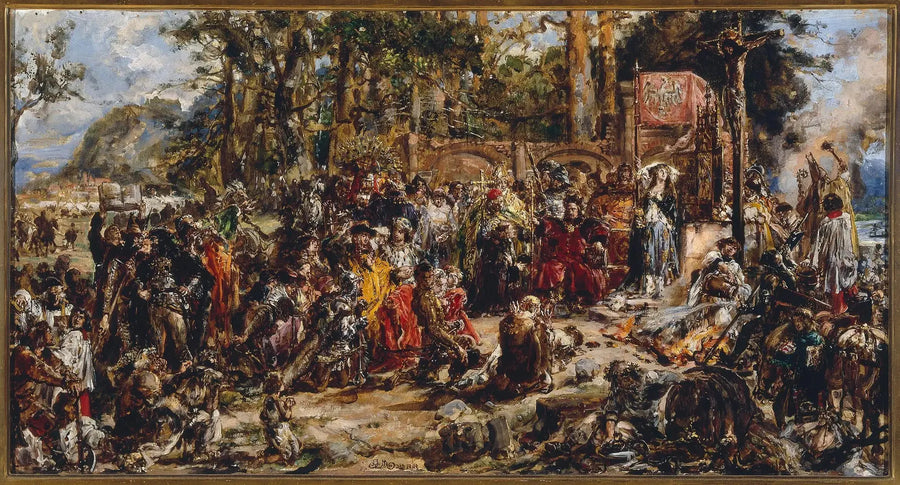 리투아니아의 세례, « 폴란드 문명사 » 시리즈 - 야노 마테이코

Source:
Baptême de la Lituanie, de la série « Histoire de la civilisation en Pologne » - Jan Matejko