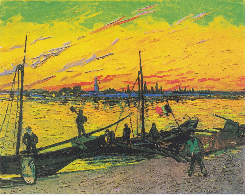 석탄 바지선 - Vincent van Gogh