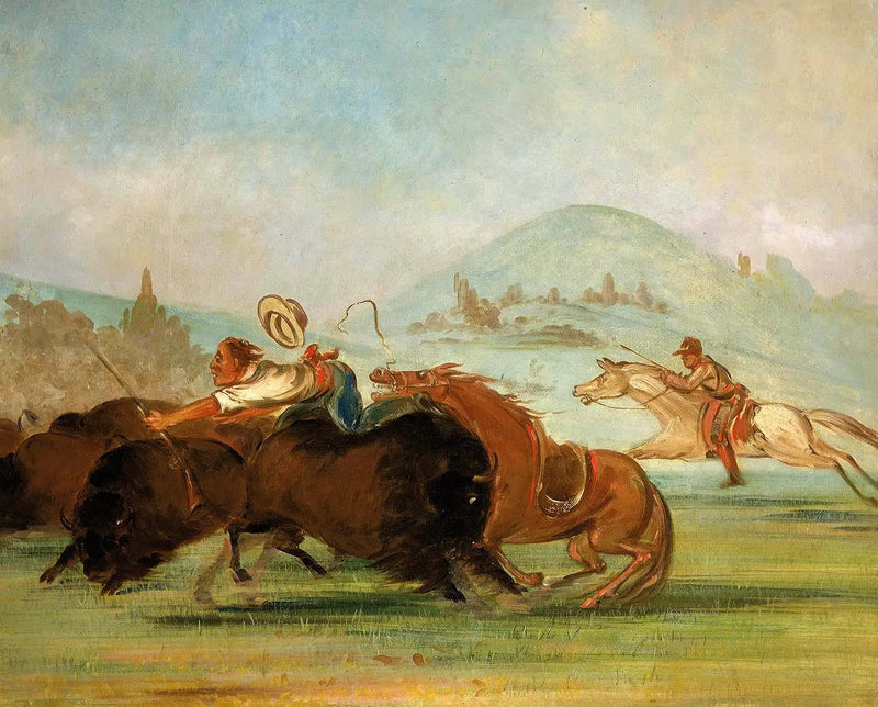 바티스트 에 모아, 러닝 버팔로, 옐로스톤 강어귀 - 조지 캐틀린

Source:
Batiste et moi, Running Buffalo, embouchure du Yellowstone - George Catlin
