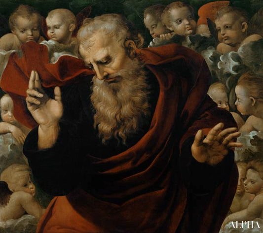Bénédiction de Dieu le Père - Raphaël (peintre) - Reproductions de tableaux et peintures haut de gamme