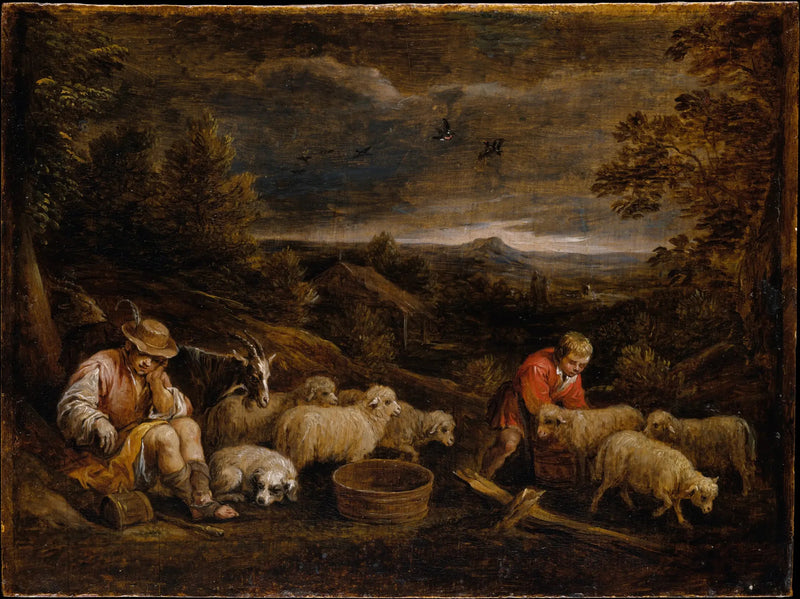 양과 양치기 - 다비드 테니에르 더 쥬네

Source:
Bergers et moutons - David Teniers le Jeune