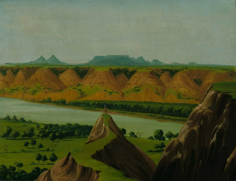 빅 벤드, 상무리시 강 상류, 세인트루이스에서 1900마일 떨어진 곳 - 조지 캐틀린

Source:
Big Bend sur le Haut-Missouri, à 1900 milles au-dessus de Saint-Louis - George Catlin
