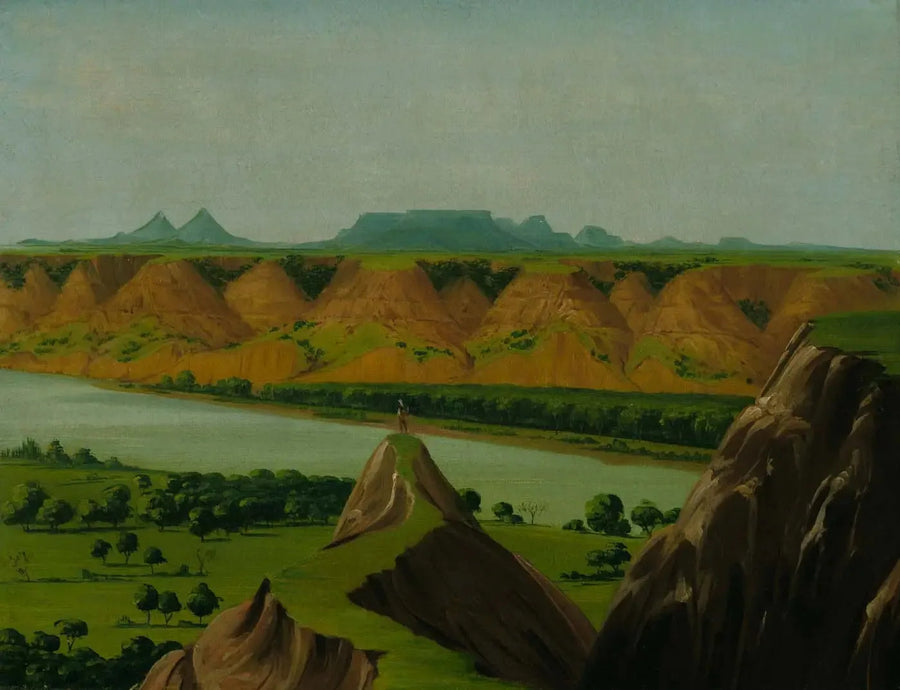 빅 벤드, 상무리시 강 상류, 세인트루이스에서 1900마일 떨어진 곳 - 조지 캐틀린

Source:
Big Bend sur le Haut-Missouri, à 1900 milles au-dessus de Saint-Louis - George Catlin