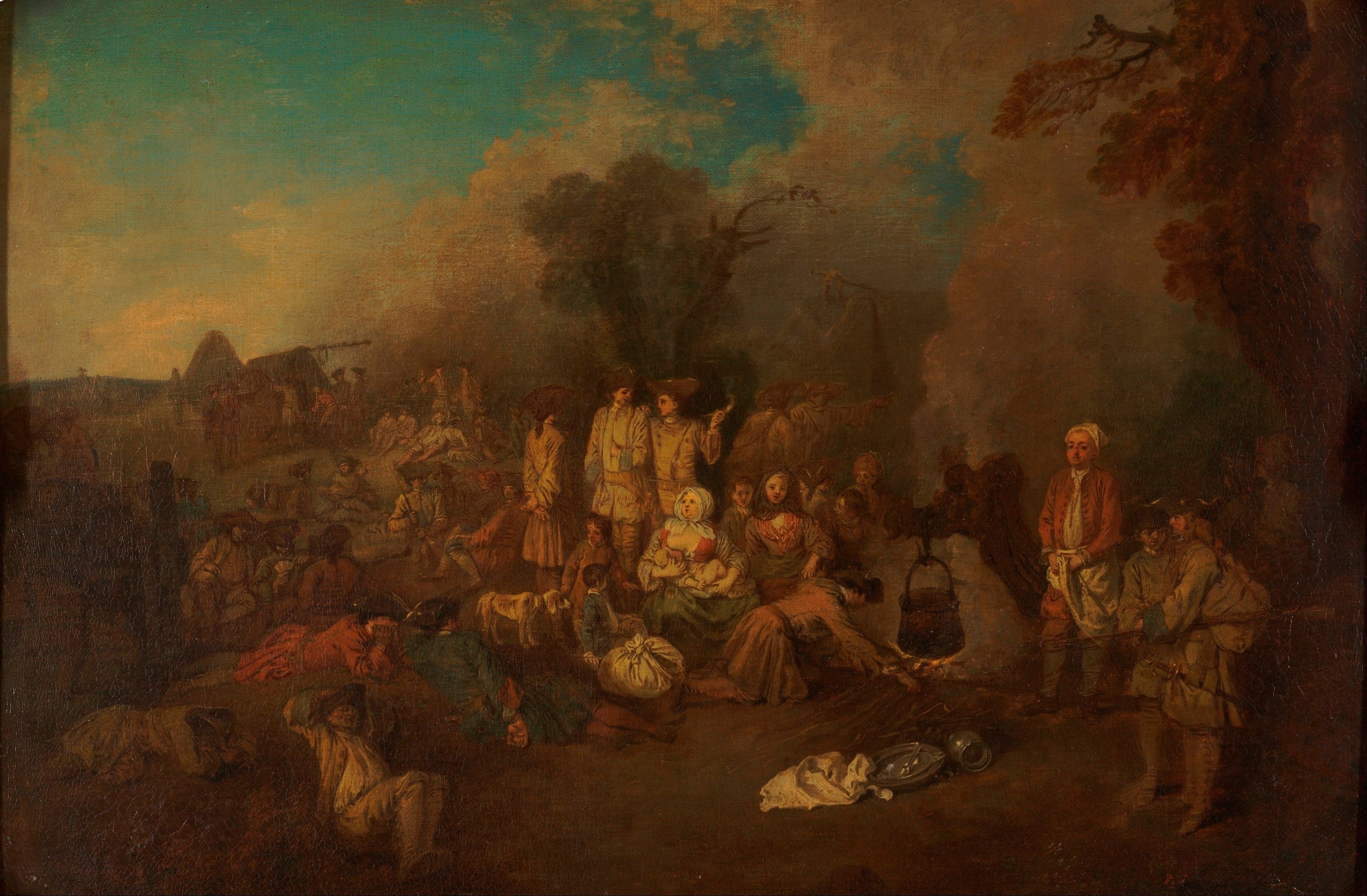 Bivouac - Antoine Watteau - Alpha Reproduction