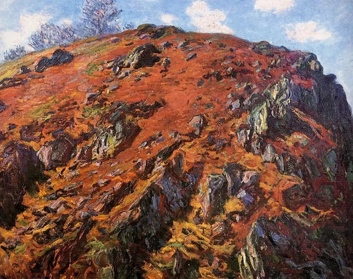The Block, Creuse W1228의 암석 연구 - Claude Monet