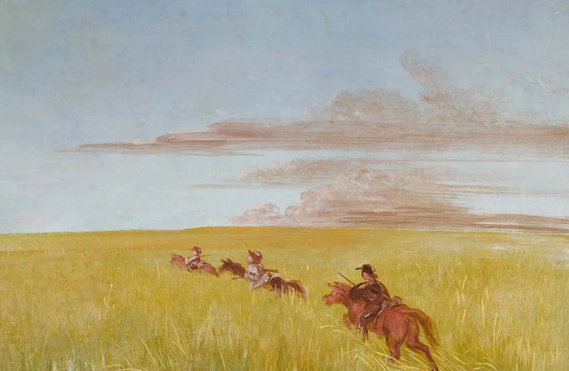 알파 재생산 - 유화 그림 복제판

Source:
Bogard, Batiste et moi, voyageant à travers un Missouri Bottom - George Catlin