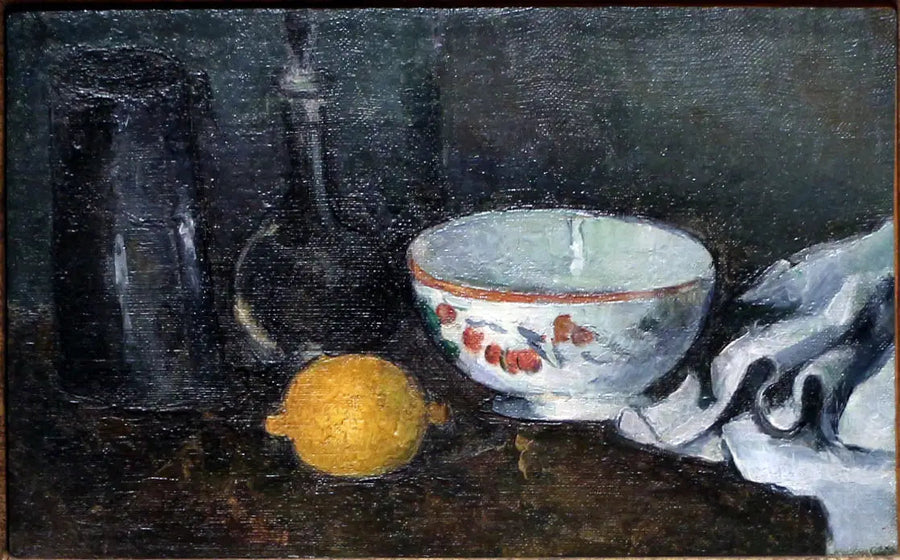 우유와 레몬 상자, I - Paul Cézanne