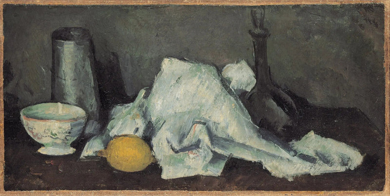 우유와 레몬 상자, II - Paul Cézanne