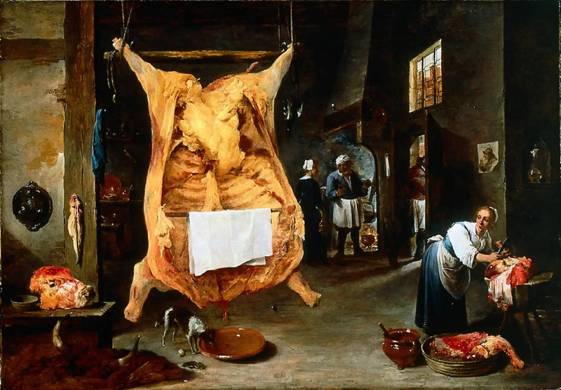부셰리 - 다비드 테니에르 르 쥬네

Source:
Boucherie - David Teniers le Jeune