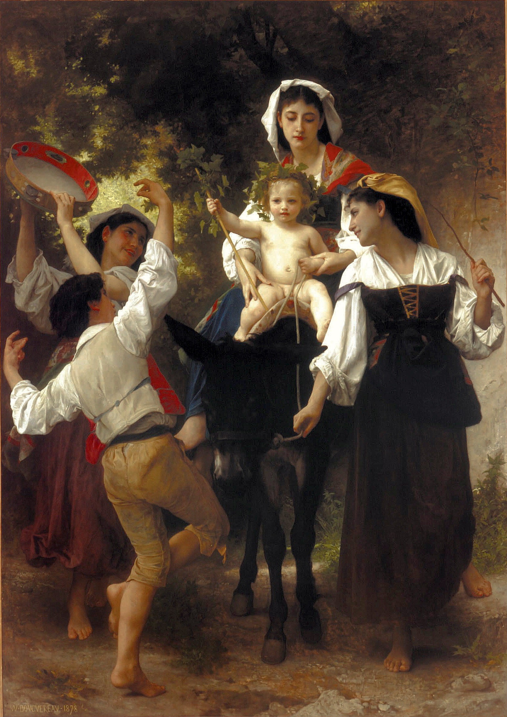Le Retour des vendanges - Bouguereau