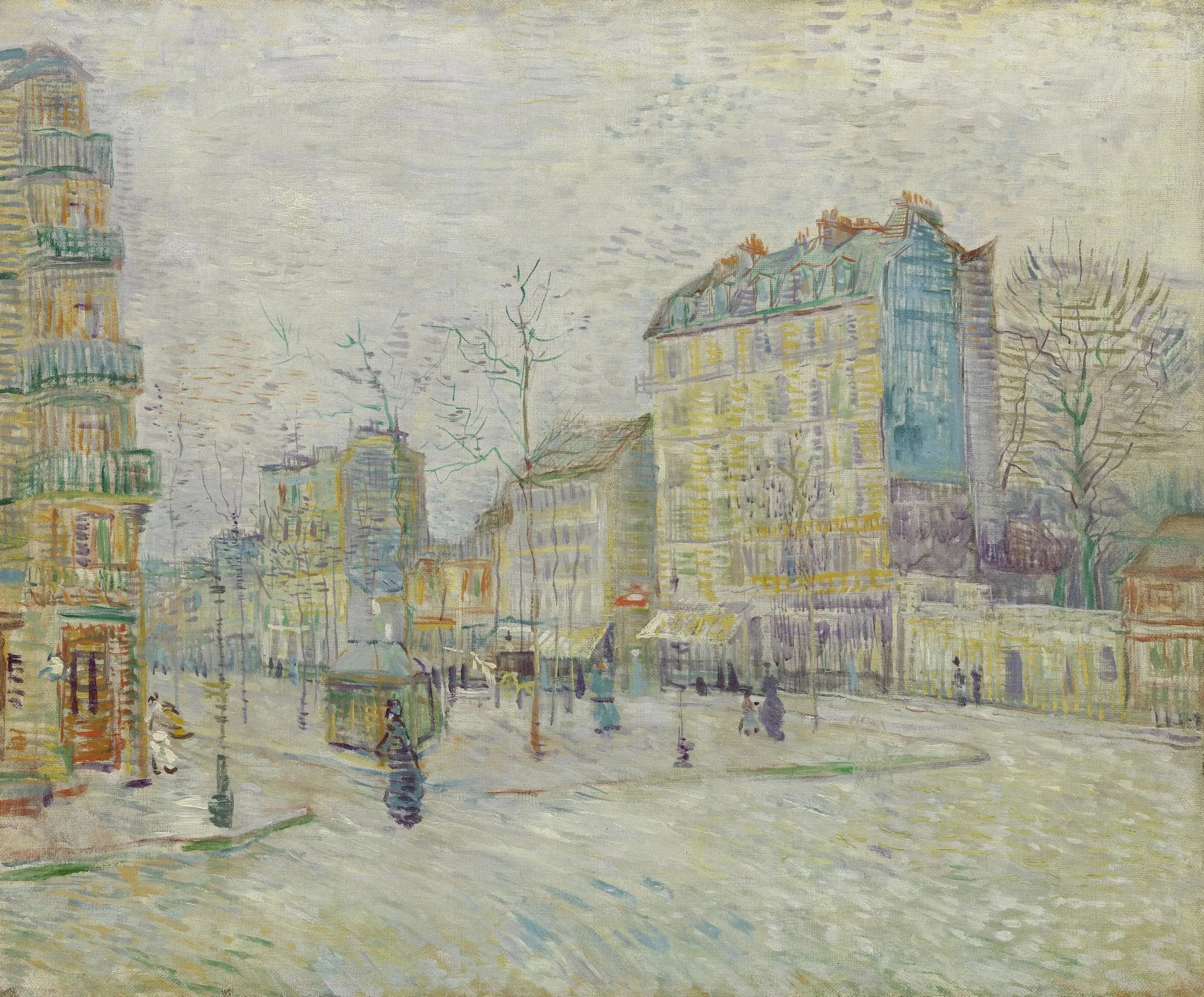 Boulevard de Clichy - Vincent van Gogh image 1 tableau peint à l’huile sur toile