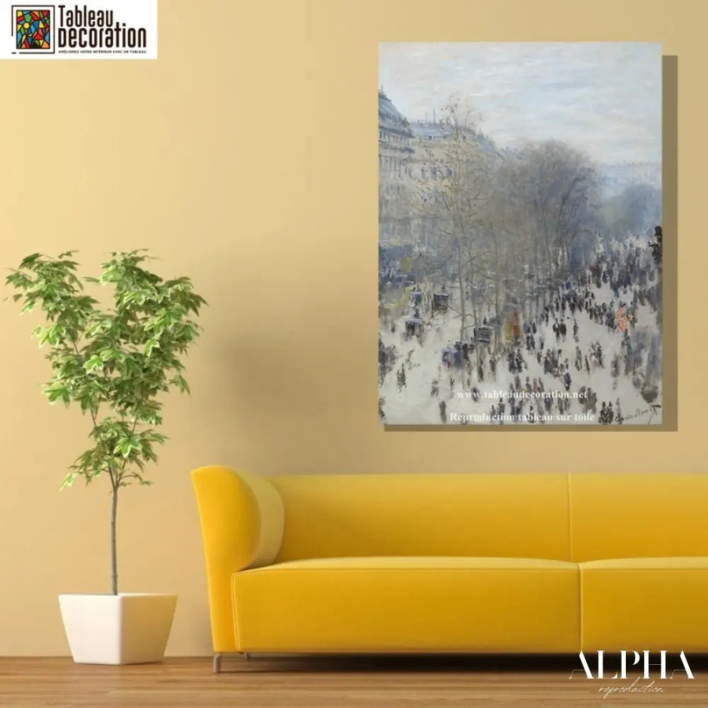 Boulevard des Capucines - Tableau Monet - Reproductions de tableaux et peintures haut de gamme