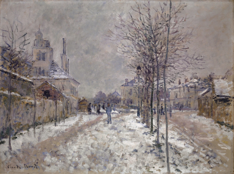 Argenteuil의 Boulevard de Pontoise, 눈 W359 - Claude Monet