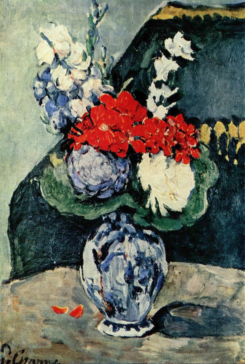 작은 델프트의 꽃다발 - Paul Cézanne
