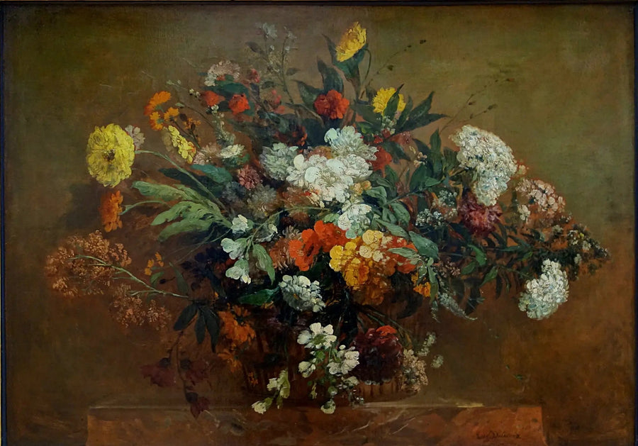 Bouquet champêtre - Eugène Delacroix image 1 reproduction d’œuvre d’art à l’huile