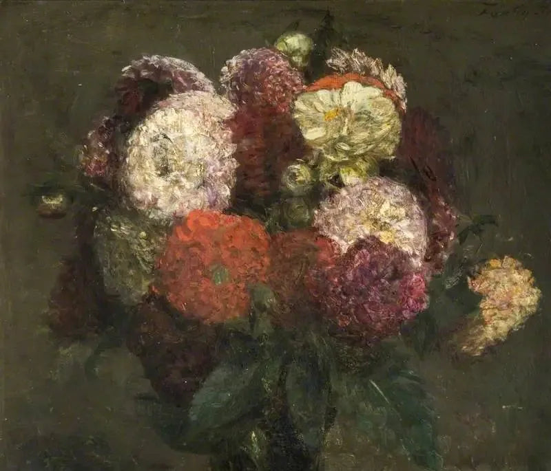다알리아 꽃다발 - 앙리 판탱-라투르

Source:
Bouquet de Dahlias - Henri Fantin-Latour