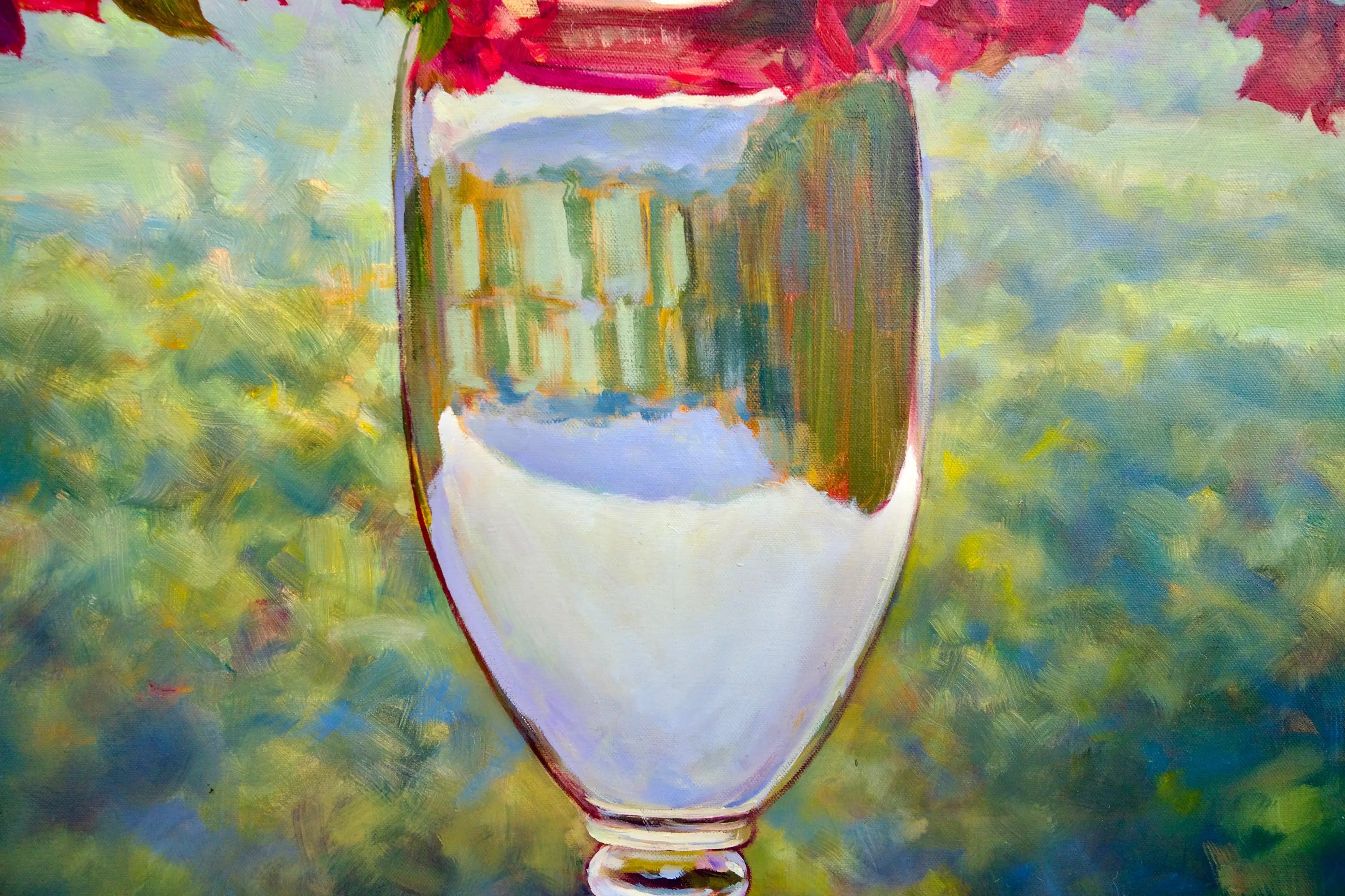 Bouquet de Rose | 100 x 130 cm image 12 copie peinte à la main à l’huile
