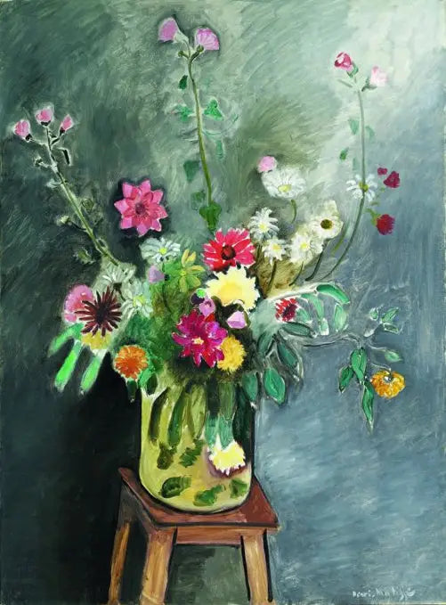 Reproduction du tableau « Bouquet - Henri Matisse » par Alpha Reproduction en peinture à l’huile