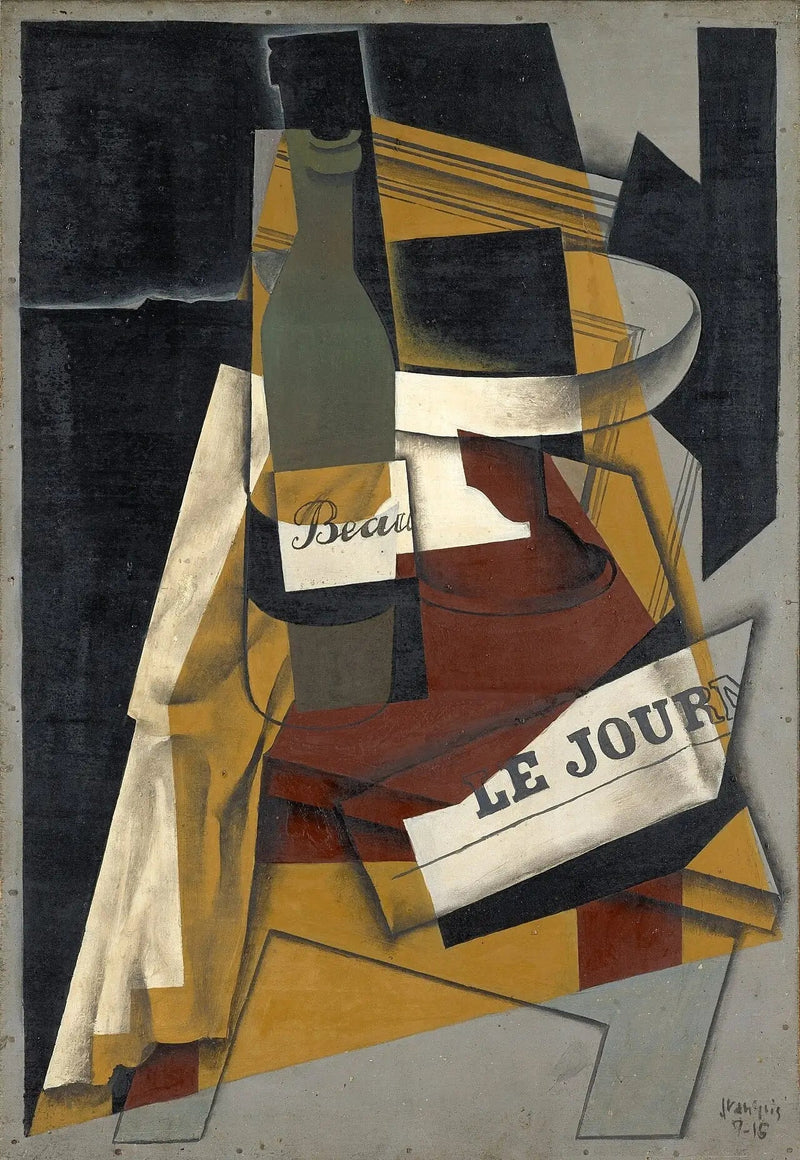 병과 과일접시 (병, 신문 및 과일접시) - 후안 그리스

Source:
Bouteille et compotier (Bouteille, journal et compotier) - Juan Gris