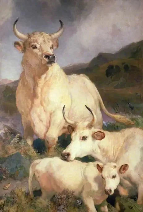 칠링햄, 노섬벌랜드의 야생 소 - 에드윈 헨리 랜드시어

Source:
Bovins sauvages de Chillingham, Northumberland - Edwin Henry Landseer