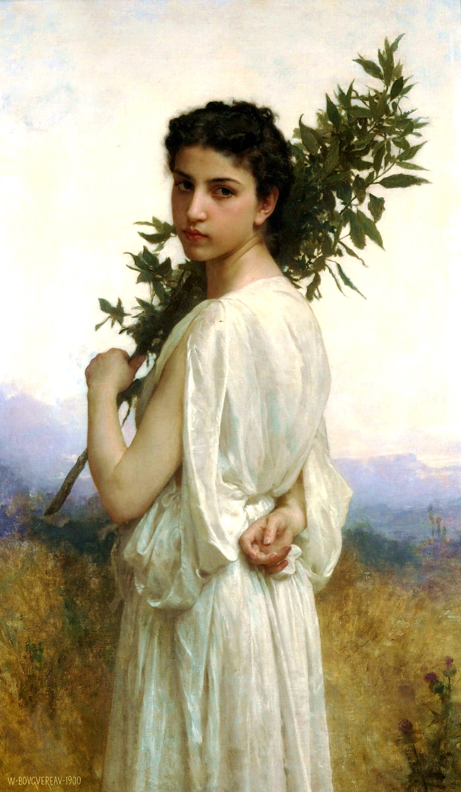Branche de laurier - Bouguereau