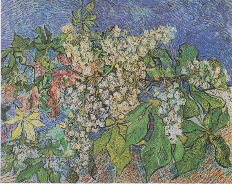 꽃이 핀 밤나무 가지 - Vincent van Gogh