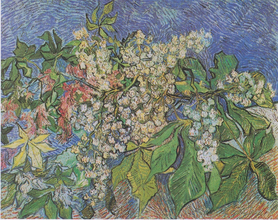 꽃이 핀 밤나무 가지 - Vincent van Gogh
