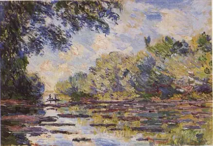 Bras de Seine à Giverny - Claude Monet image 1 reproduction de peinture à l’huile