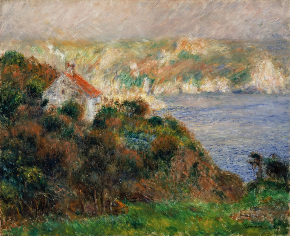 Brouillard à Guernesey - Pierre-Auguste Renoir image 1 copie de tableau peinte à la main
