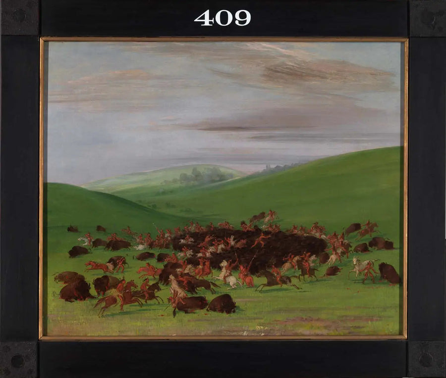버팔로 체이스, 히다차족과 함께 - 조지 캐틀린

Source:
Buffalo Chase, entouré des Hidatsas - George Catlin
