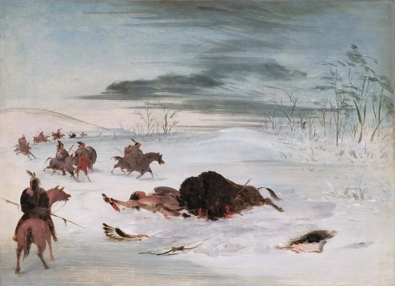버펄 남성 사체가 눈더미에 누워 있음 - 조지 캐틀린

Source:
Buffle mâle mourant dans une congère - George Catlin