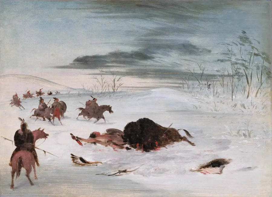 버펄 남성 사체가 눈더미에 누워 있음 - 조지 캐틀린

Source:
Buffle mâle mourant dans une congère - George Catlin
