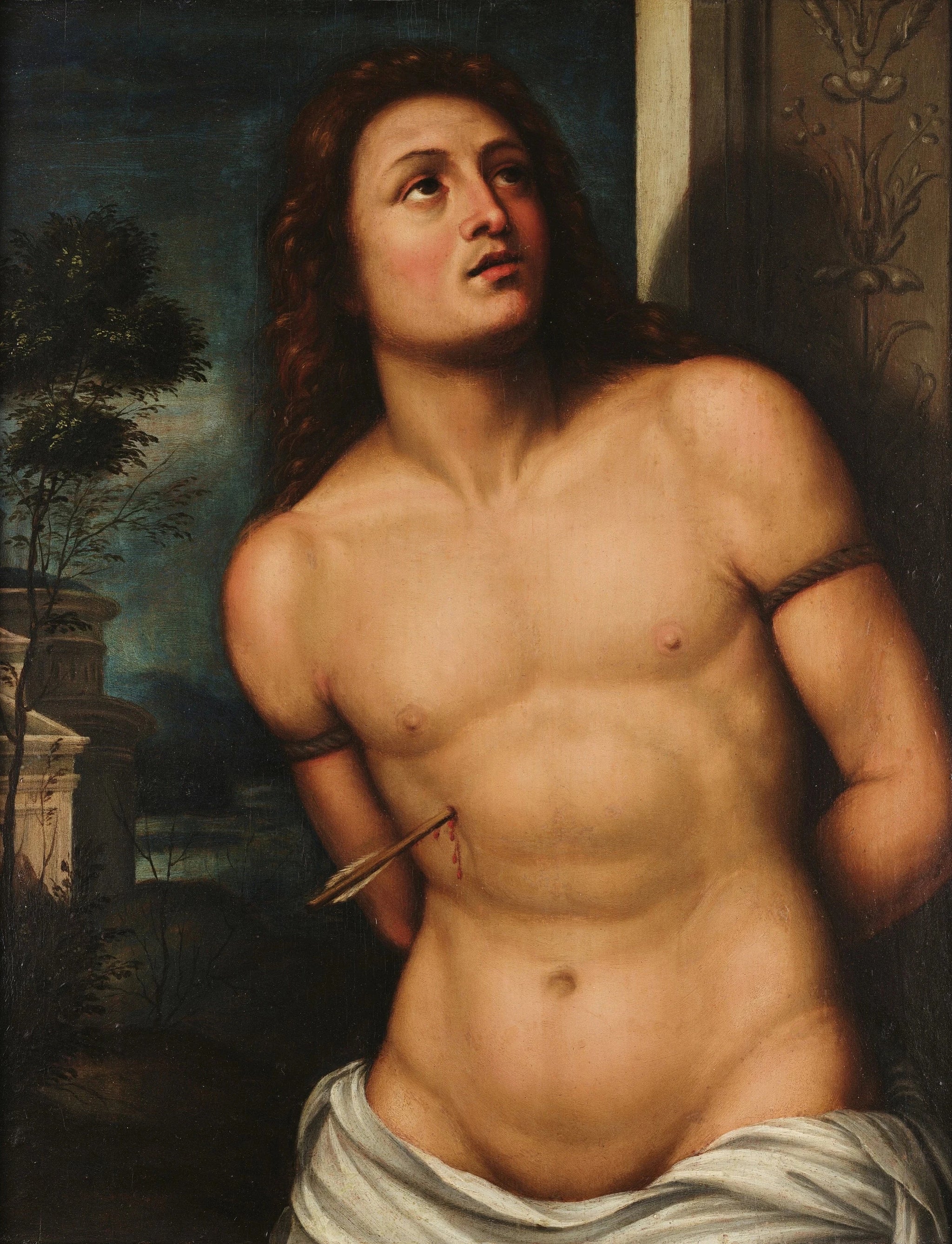 Saint Sébastien - Raphaël Sanzio - Réproduction huile sur toile