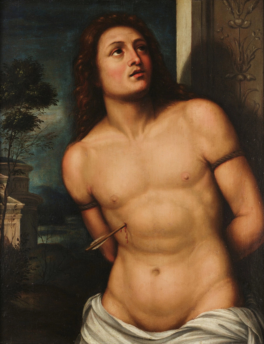 Saint Sébastien - Raphaël Sanzio - Réproduction huile sur toile