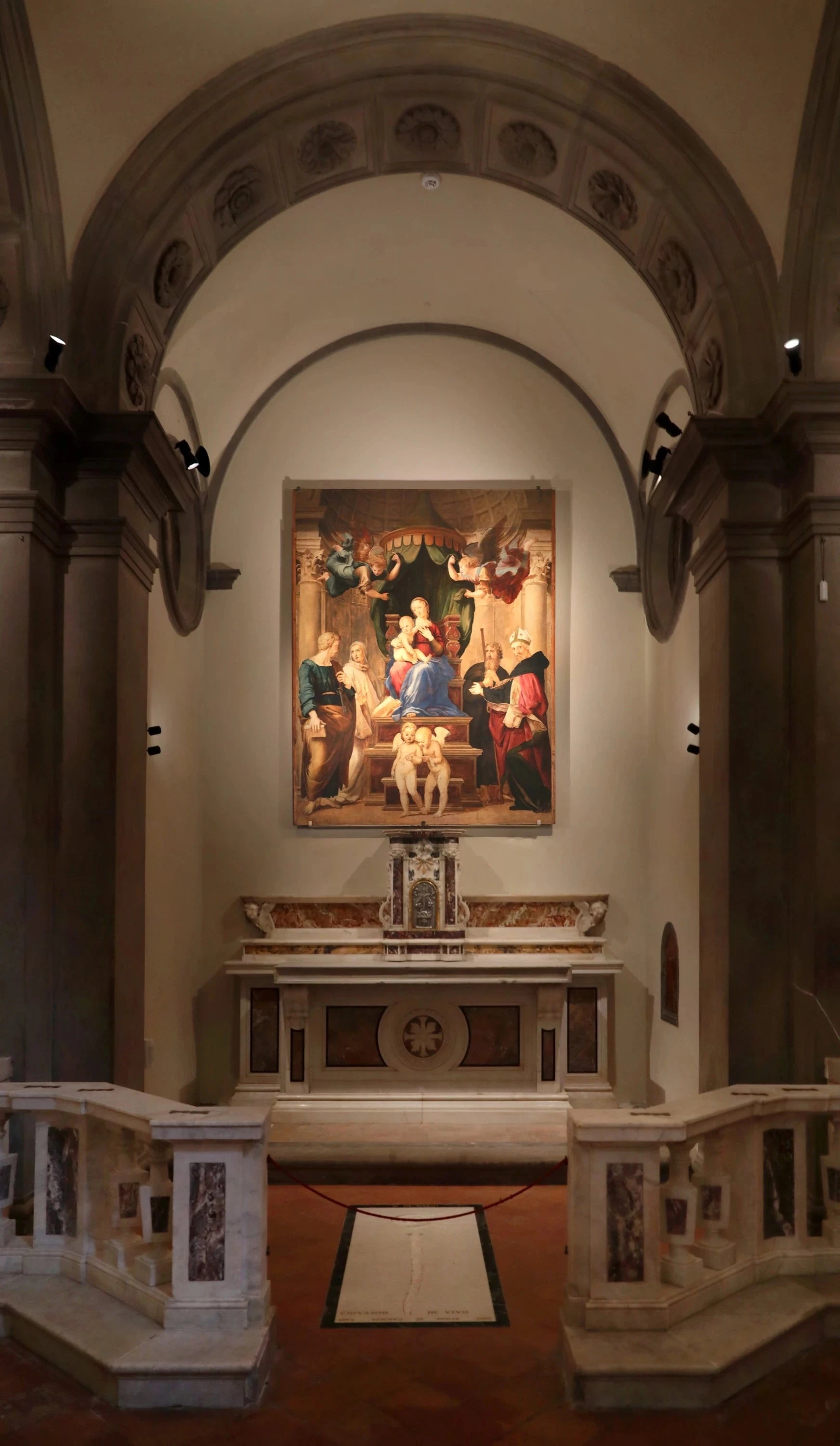 La Madone au baldaquin - Raphaël Sanzio - Réproduction huile sur toile