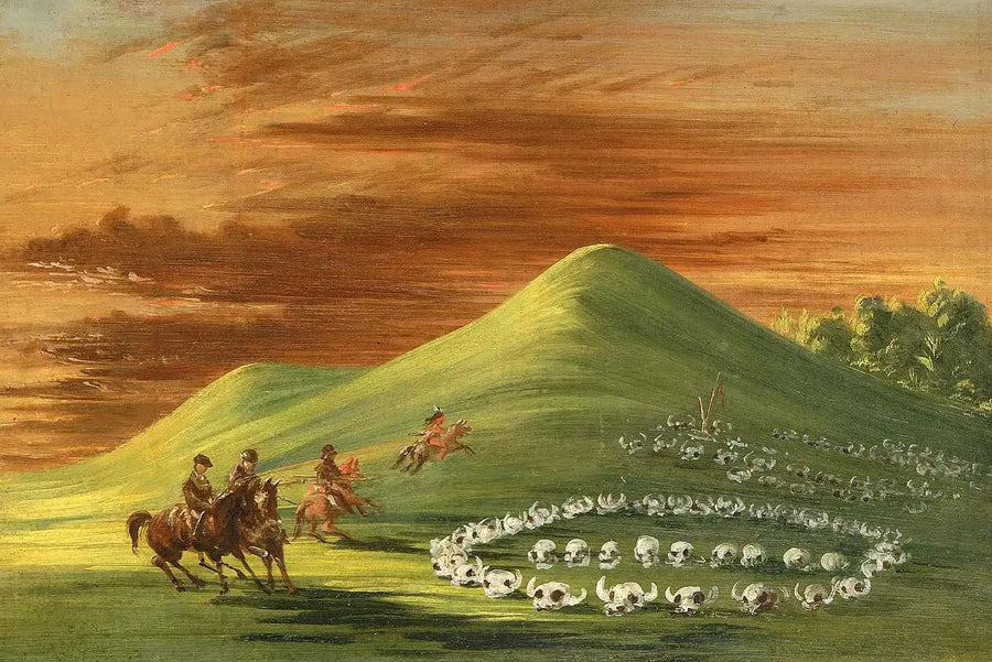 버트 드 모르, 수족 묘지, 하이 미주리 - 조지 캐틀린

Source:
Butte de Mort, cimetière sioux, Haut-Missouri - George Catlin