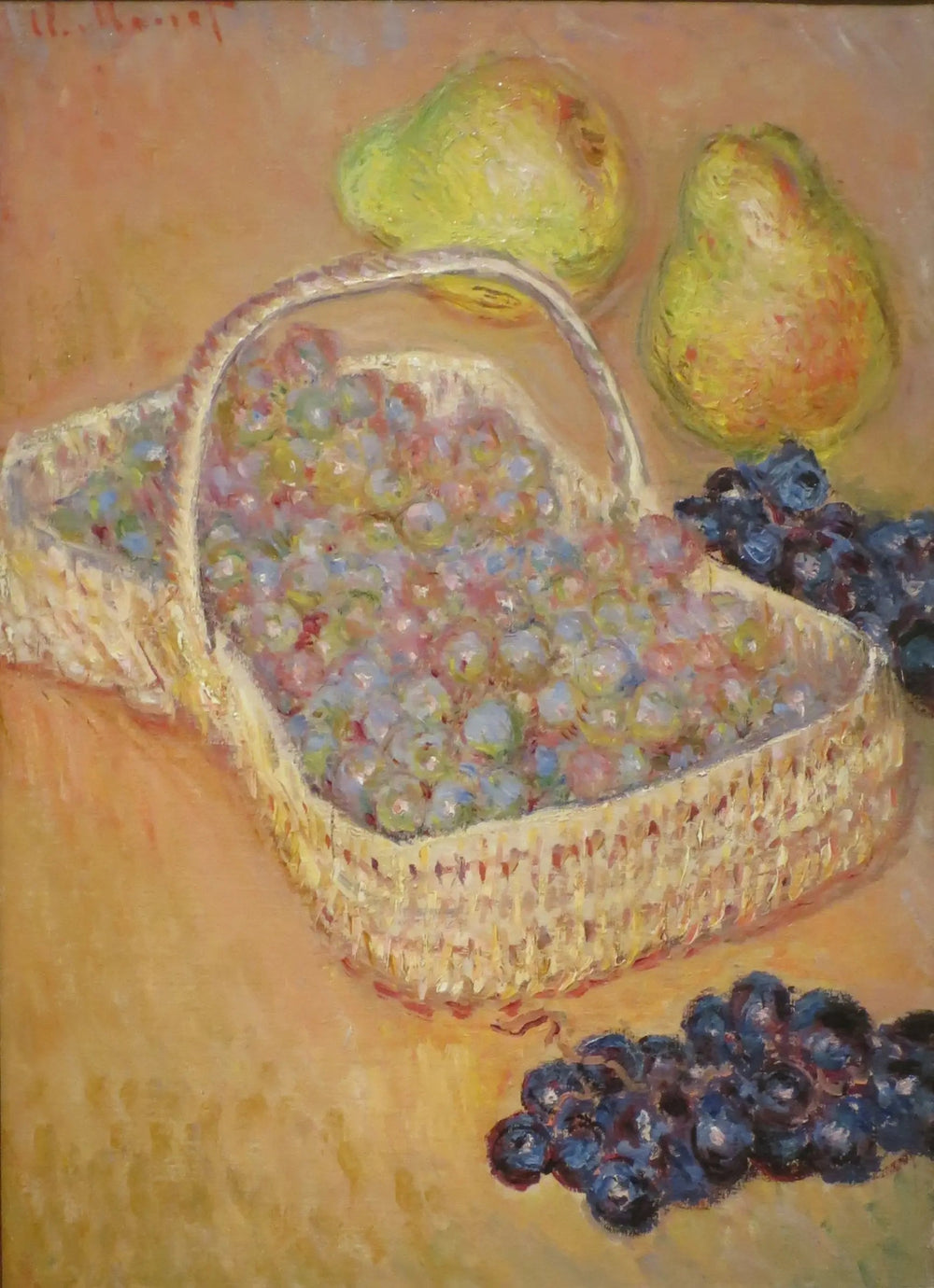 Caches de raisins - Claude Monet image 1 copie peinte à la main à l’huile