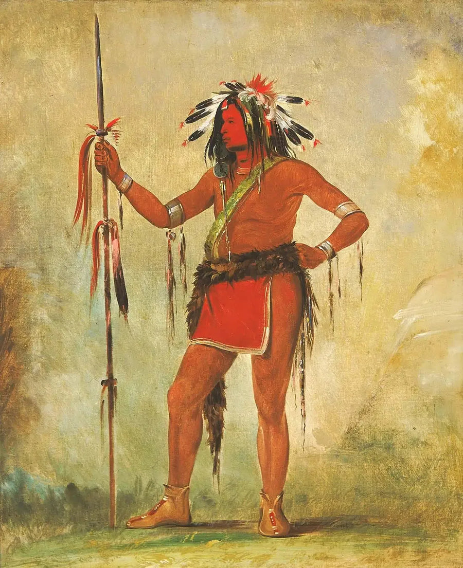 모든 곳에 앉아 있는 사람, 용감한 사람 - 조지 캐틀린

Source:
Cáh-be-múb-bee, Celui qui est assis partout, un brave - George Catlin