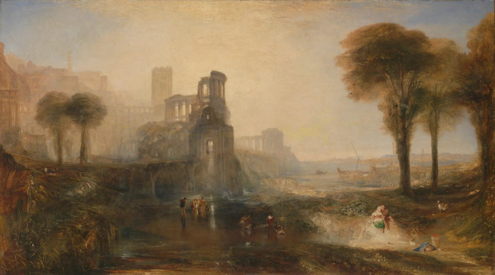 Caligula's Palace and Bridge - J. M. W. Turner image 1 tableau peint à l’huile sur toile