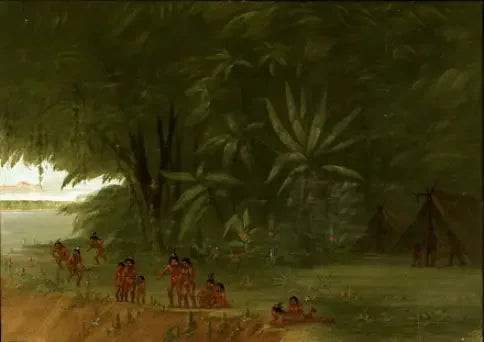 모헤스 캠프장 - 조지 캐틀린

Source:
Campement de Mauhees - George Catlin