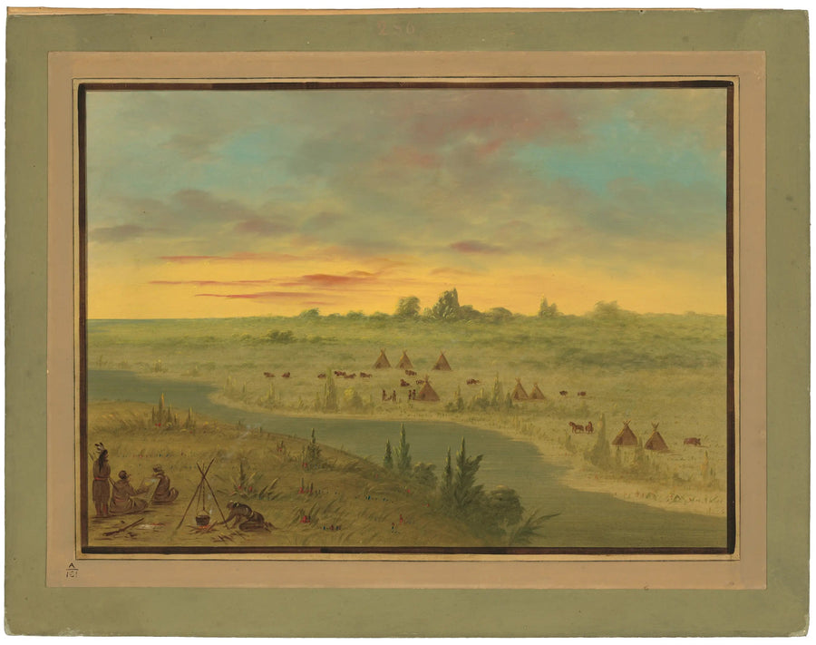 해질녘 파우니 인디언 캠프 - 조지 캐틀린

Source:
Campement des Indiens Pawnee au coucher du soleil - George Catlin