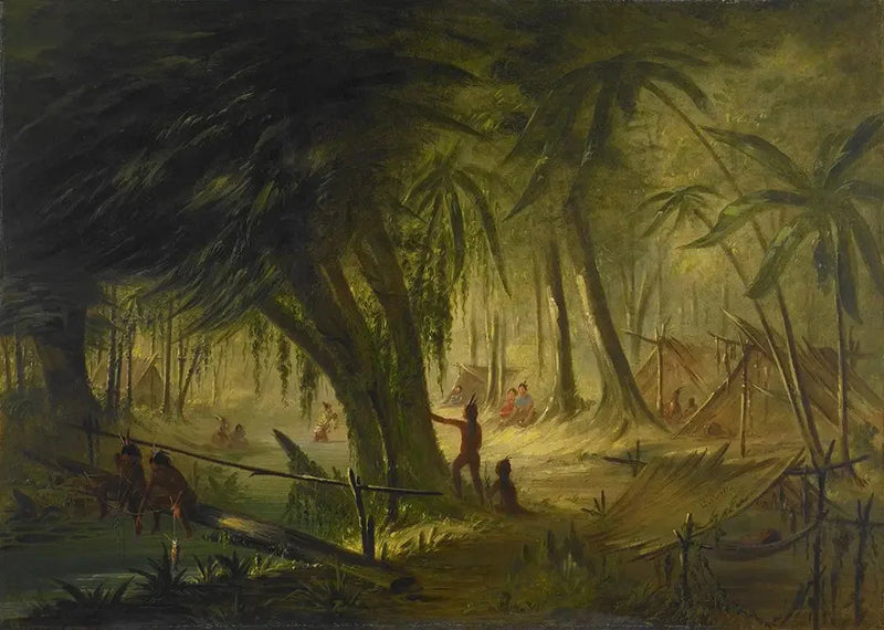 인디언 캠프 - 조지 캐틀린

Source:
Campement indien - George Catlin