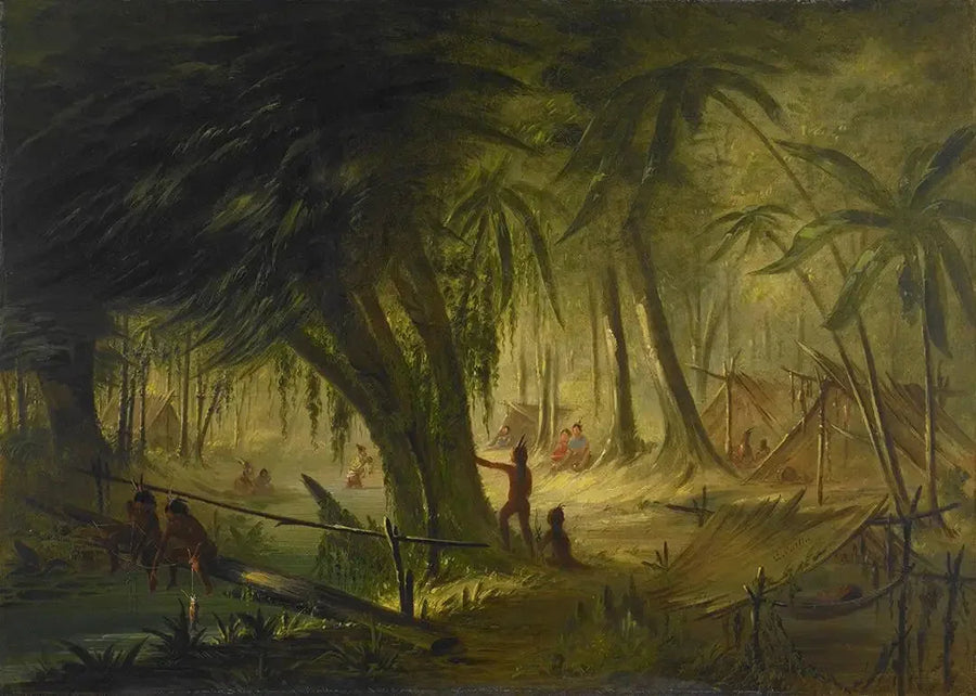 인디언 캠프 - 조지 캐틀린

Source:
Campement indien - George Catlin