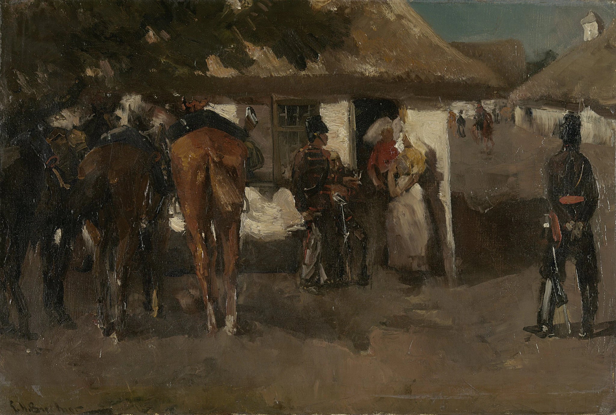 Cantonnement - George Hendrik Breitner