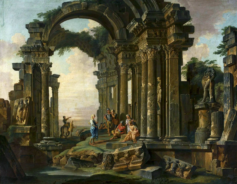 로마 유적이 있는 아르키텍처리스크 - 조반니 파올로 파니

Source:
Caprice architectural avec ruines romaines - Giovanni Paolo Panini