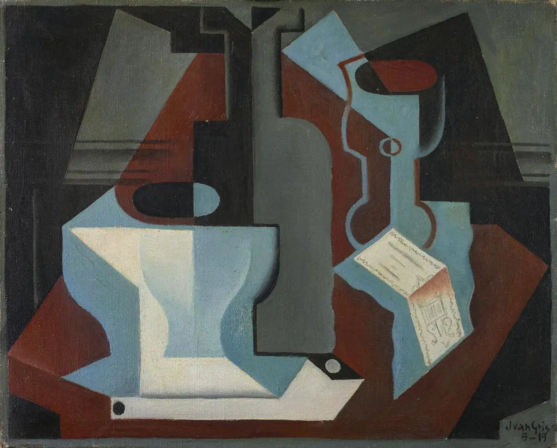카라페, 볼, 유리잔 - 후안 그리스

Source:
Carafe, bol et verre - Juan Gris